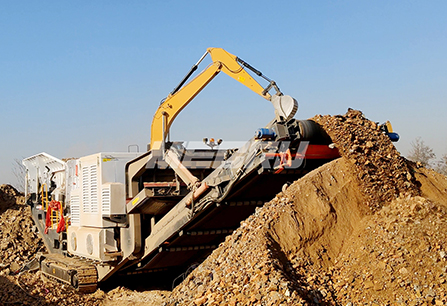 Shandong Taian 300 tph proyecto de trituración de residuos de construcción